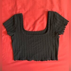 NWOT Offline by aerie ribbed squareneck crop top